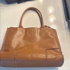 Tory Burch Tan Leather Tote Bag